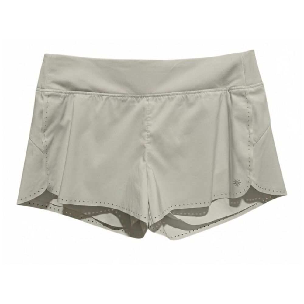 ATHLETA 4' Laser Run Shorts Size Large - Picture 2 of 3